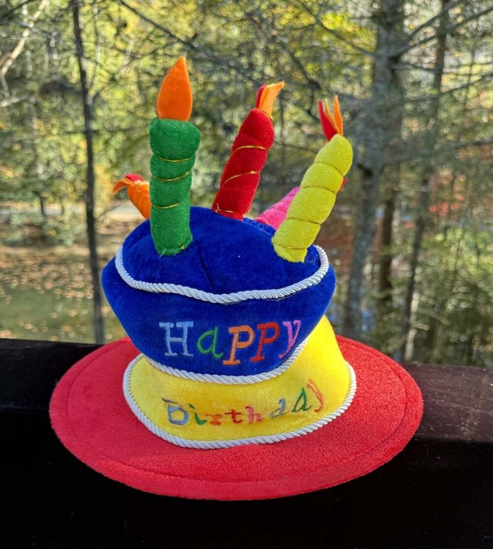 Beistle Plush Happy Birthday Cake Hat Party Supply Decoration